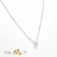 Fehér arany lánc medál az ékszer webáruházból-GoldCity-Ékszer-Webáruház