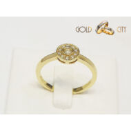 Brill köves sárga arany gyűrű az ékszer webáruházból-goldcity.hu