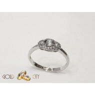 Fehér arany jegygyűrű az ékszer webáruházból-goldcity.hu