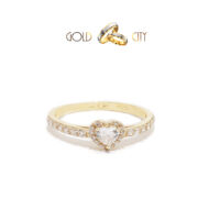 Sárga arany gyűrű, jegygyűrű az ékszer webáruházból-goldcity.hu