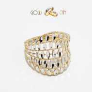 Sárga fehér arany gyűrű az ékszer webáruházból-GoldCity-Ékszer-Webáruház