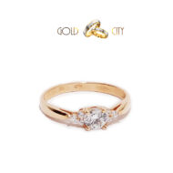 Rozé arany gyűrű, jegygyűrű az ékszer webáruházból-goldcity.hu