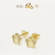 Sárga arany angyal fülbevaló az ékszer webáruházból-GoldCity-Ékszer-Webáruház