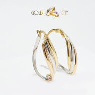 Sárga arany fülbevaló az ékszer webáruházból-goldcity.hu