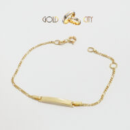 Sárga arany bébi karkötő az ékszer webáruházból-GoldCity-Ékszer-Webáruház
