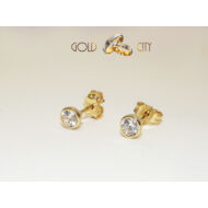 Sárga arany köves fülbevaló a Goldcity Ékszer Webáruházból