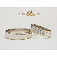 Karikagyűrű, jegygyűrű vésett mintával a GoldCity Ékszer Webáruházból