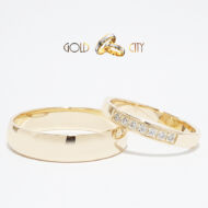 Klasszikus 14 karátos sárga arany karikagyűrű-goldcity.hu  