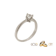 Fehér arany gyűrű, jegygyűrű az ékszer webáruházból-goldcity.hu