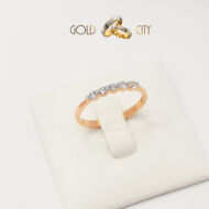 Szolid rozé arany gyűrű, jegygyűrű az ékszer webáruházból-goldcity.hu