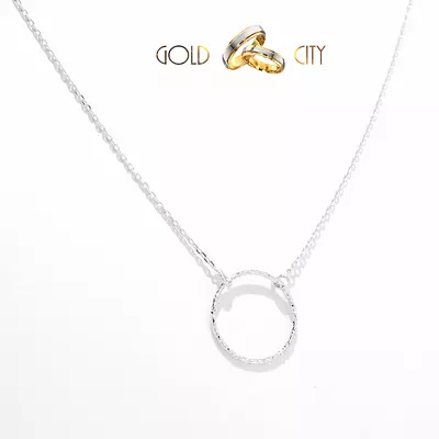 Fehér arany nyaklánc medállal az ékszer webáruházból-GoldCity-Ékszer-Webáruház