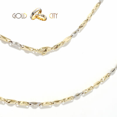 Sárga fehér arany nyaklánc az ékszer webáruházból-GoldCity-Ékszer-Webáruház