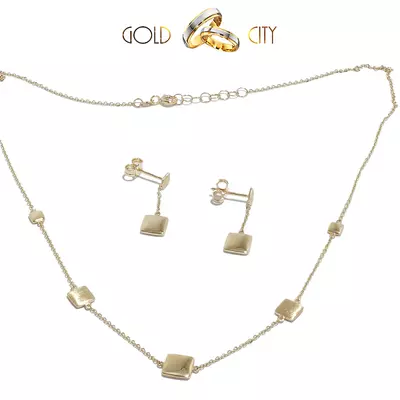 Sárga arany lánc fülbevaló az ékszer webáruházból-GoldCity-Ékszer-Webáruház