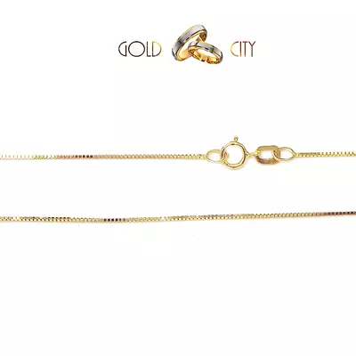 LP-S-5062 különleges sárga arany nyaklánc 50 cm
