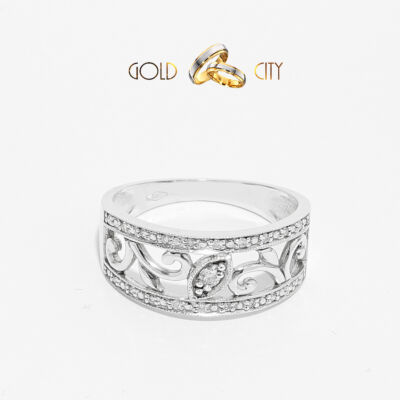 Gyémánt köves gyűrű az ékszer webáruházból-goldcity.hu