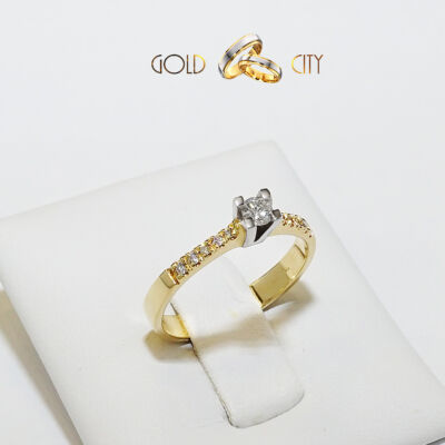 Fehér arany gyűrű az ékszer webáruházból-GoldCity-Ékszer-Webáruház