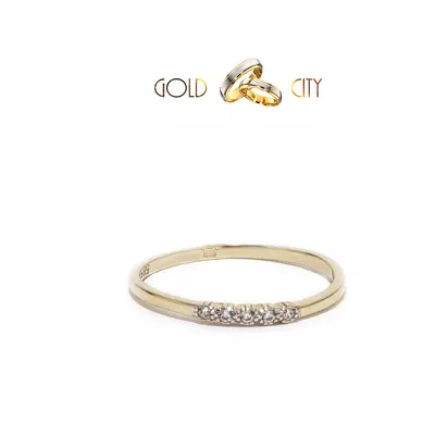 GYP-S-5016 sárga arany köves gyűrű mérete 54