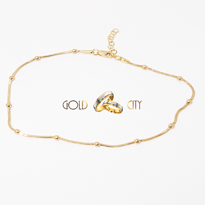 Sárga arany bokalánc az ékszer webáruházból-GoldCity-Ékszer-Webáruház