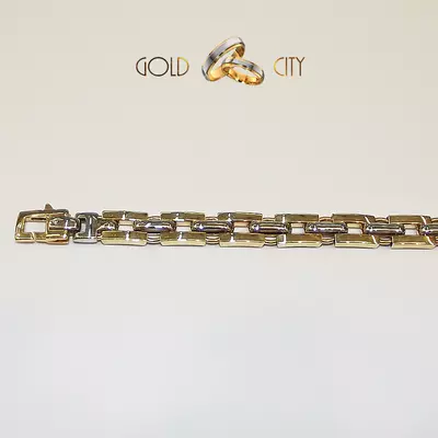 KL-S-921 férfi arany karkötő  21 cm