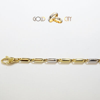 Sárga fehér arany karkötő az ékszer webáruházból-GoldCity-Ékszer-Webáruház 