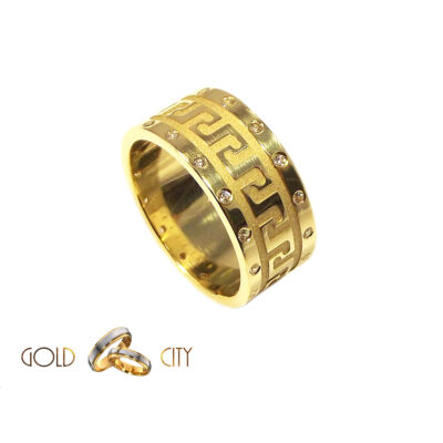 Görög mintás karikagyűrű, a Gold City Ékszer Webáruház kínálatából.