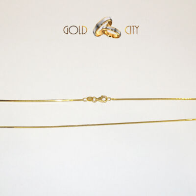 Sárga arany kígyó nyaklánc az ékszer webáruházból-goldcity.hu