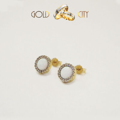 Sárga arany fülbevaló az ékszer webáruházból-GoldCity-Ékszer-Webáruház