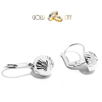 Fehér arany fülbevaló az ékszer webáruházból-GoldCity-Ékszer-Webáruház