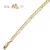 KLS-S-1884- sága arany férfi karkötő hossza 21 cm