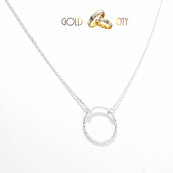 Fehér arany nyaklánc medállal az ékszer webáruházból-GoldCity-Ékszer-Webáruház