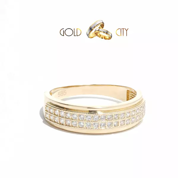 Köves női arany gyűrű az ékszer webáruházból-goldcity.hu