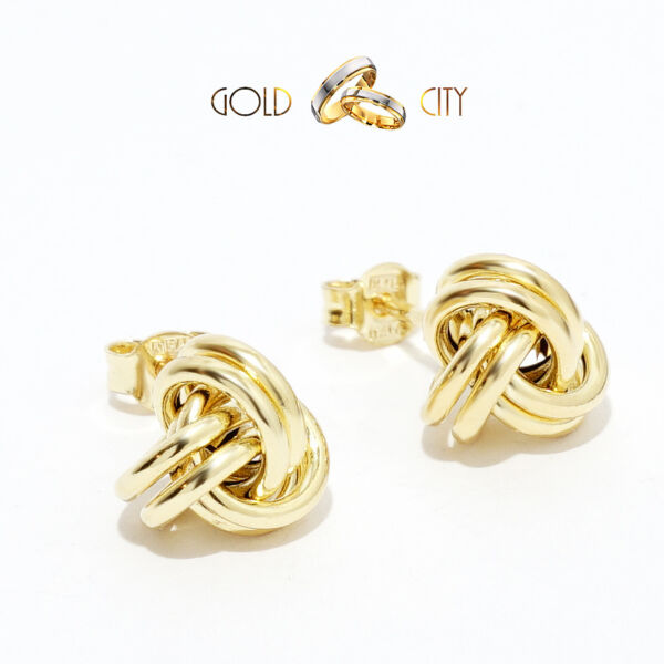Sárga arany fülbevaló az ékszer webáruházból-GoldCity-Ékszer-Webáruház