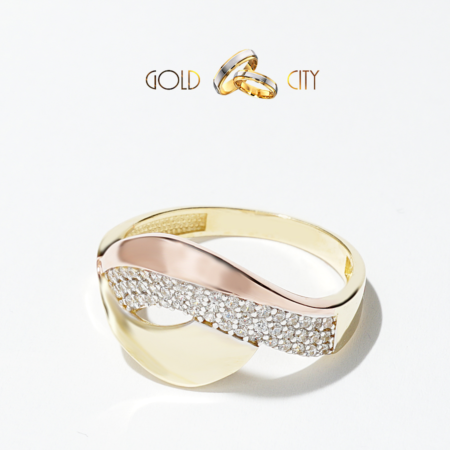 GYP-S-3989 többszínű arany köves gyűrű mérete 58